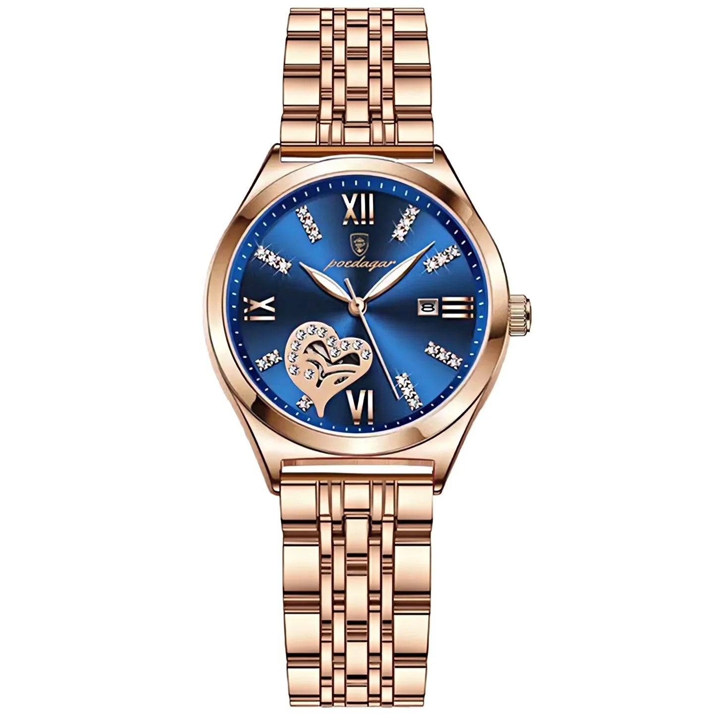 Luxury Watches For Women Waterproof Luminous Date Stainless Steel Woman Watch Elegant Fashion Quartz Ladies Wristwatch